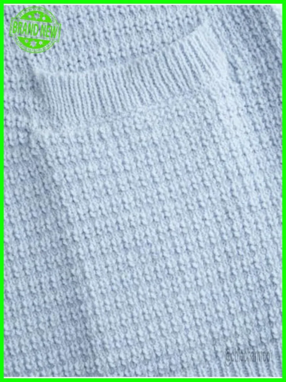 Knit Sweater Vest Button Front Sleeveless Round Neck Metal Trim Casual Layering